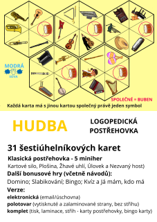 Logopedická postřehovka HUDBA